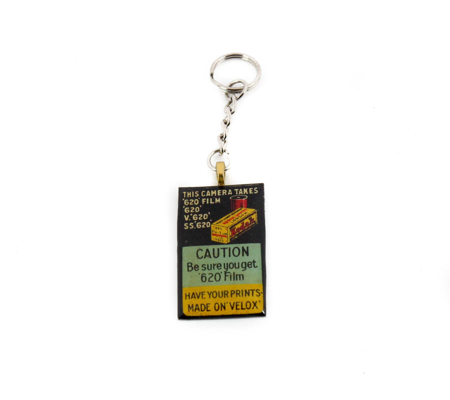 LightAndTimeArt Keychains Mini Vintage Kodak 620 Roll Film Keychain, unique gifts for him and her, Photographer gift