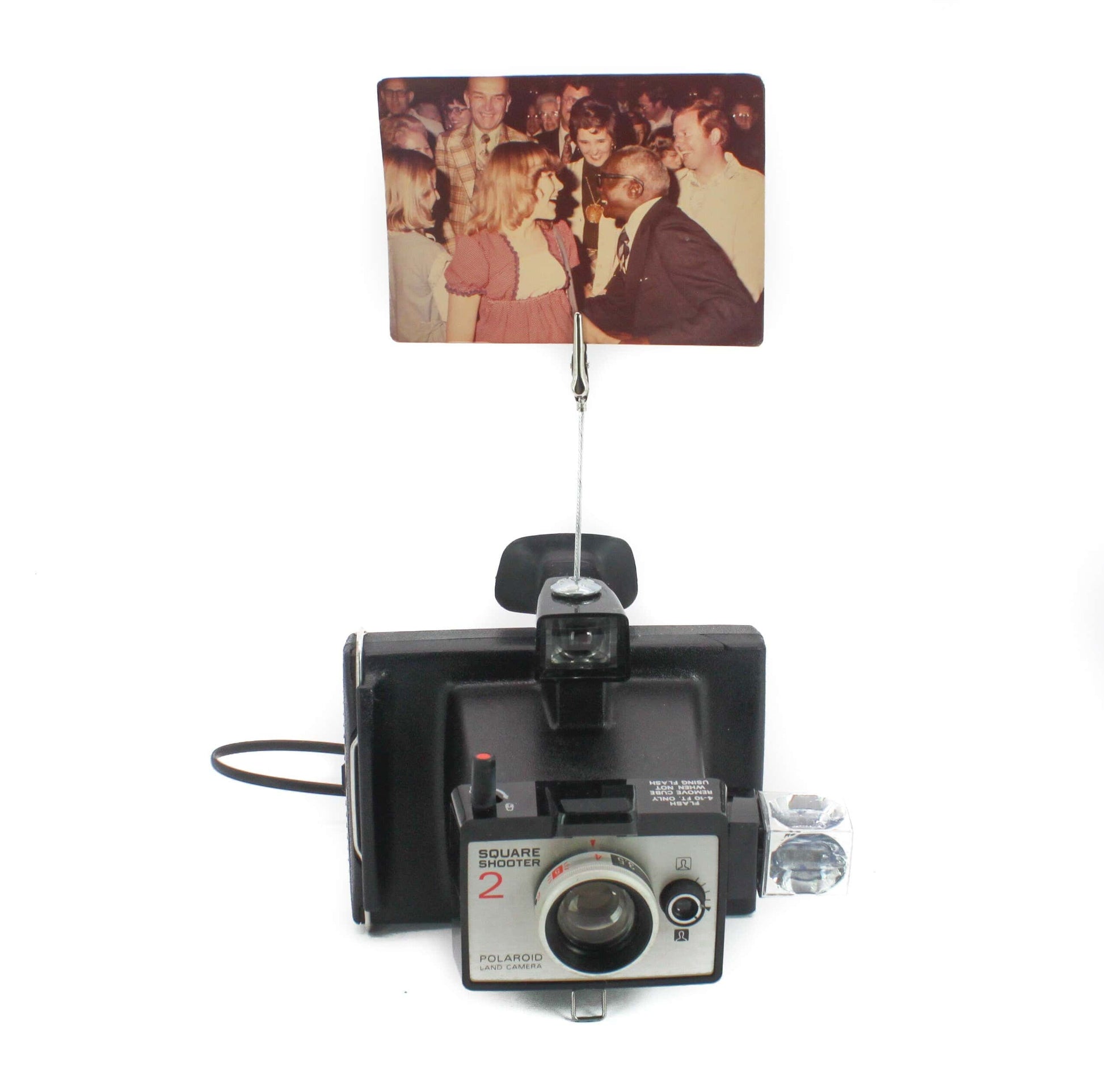 LightAndTimeArt Photo Holder Vintage Camera Photo Holder - Square Shooter 2 CAMERA -  travel-themed wedding décor