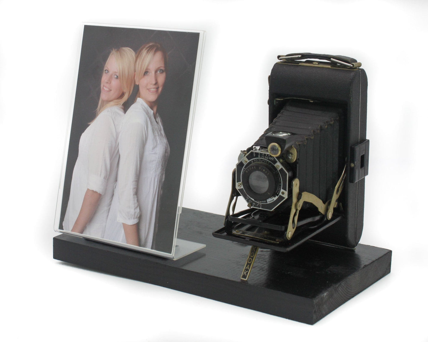 LightAndTimeArt Picture Frames Vintage Camera Picture Frame - Kodak Junior Six-20 Series II Camera