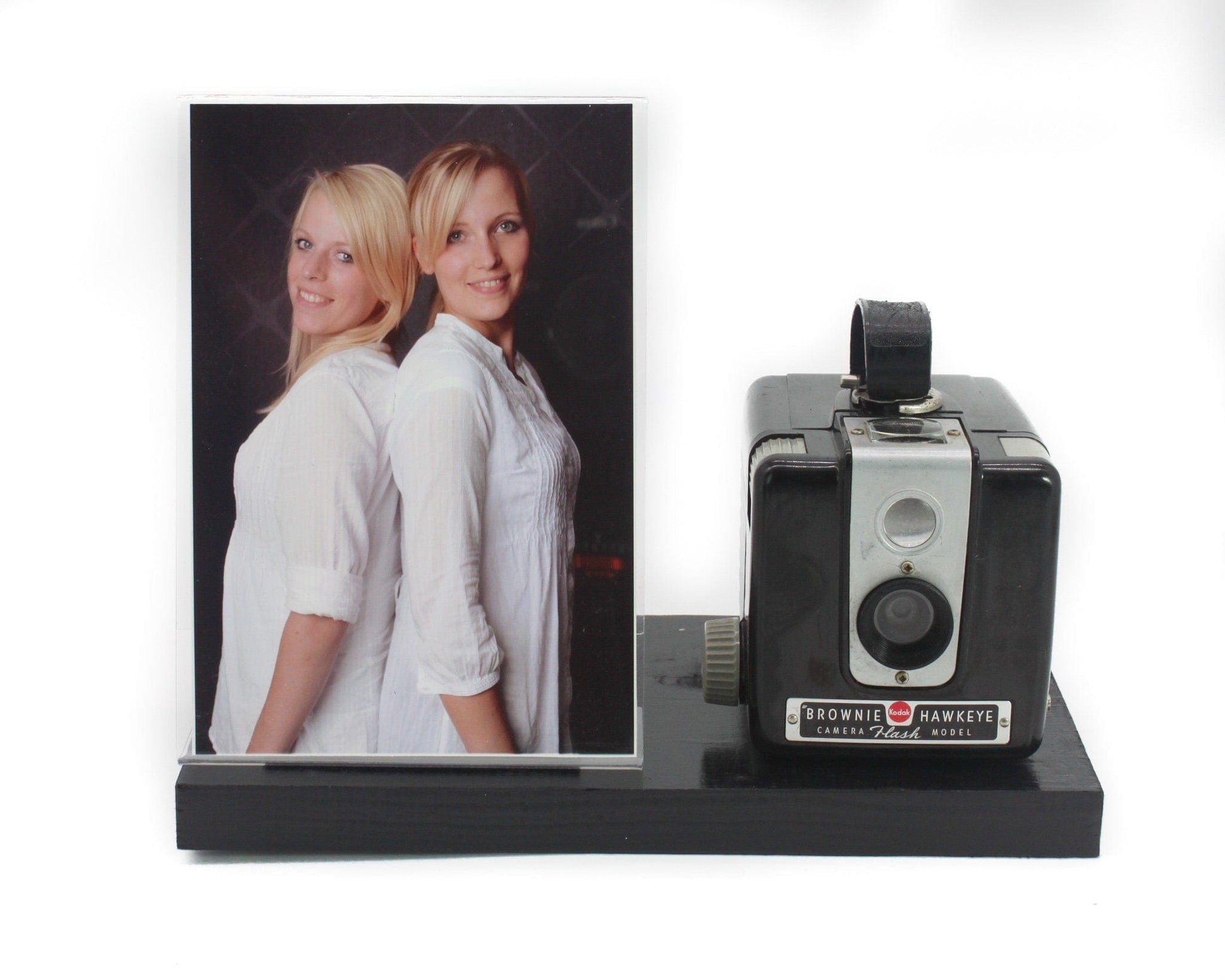 LightAndTimeArt Picture Frames Vintage Camera Picture Frame - Kodak Brownie Hawkeye Camera