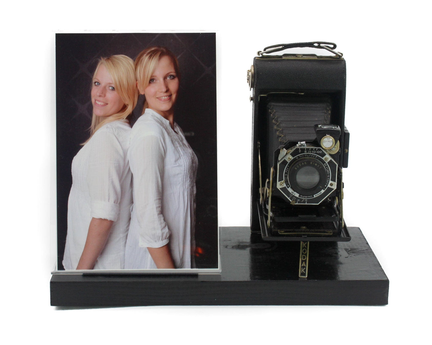 LightAndTimeArt Picture Frames Vintage Camera Picture Frame - Kodak Junior Six-20 Series II Camera