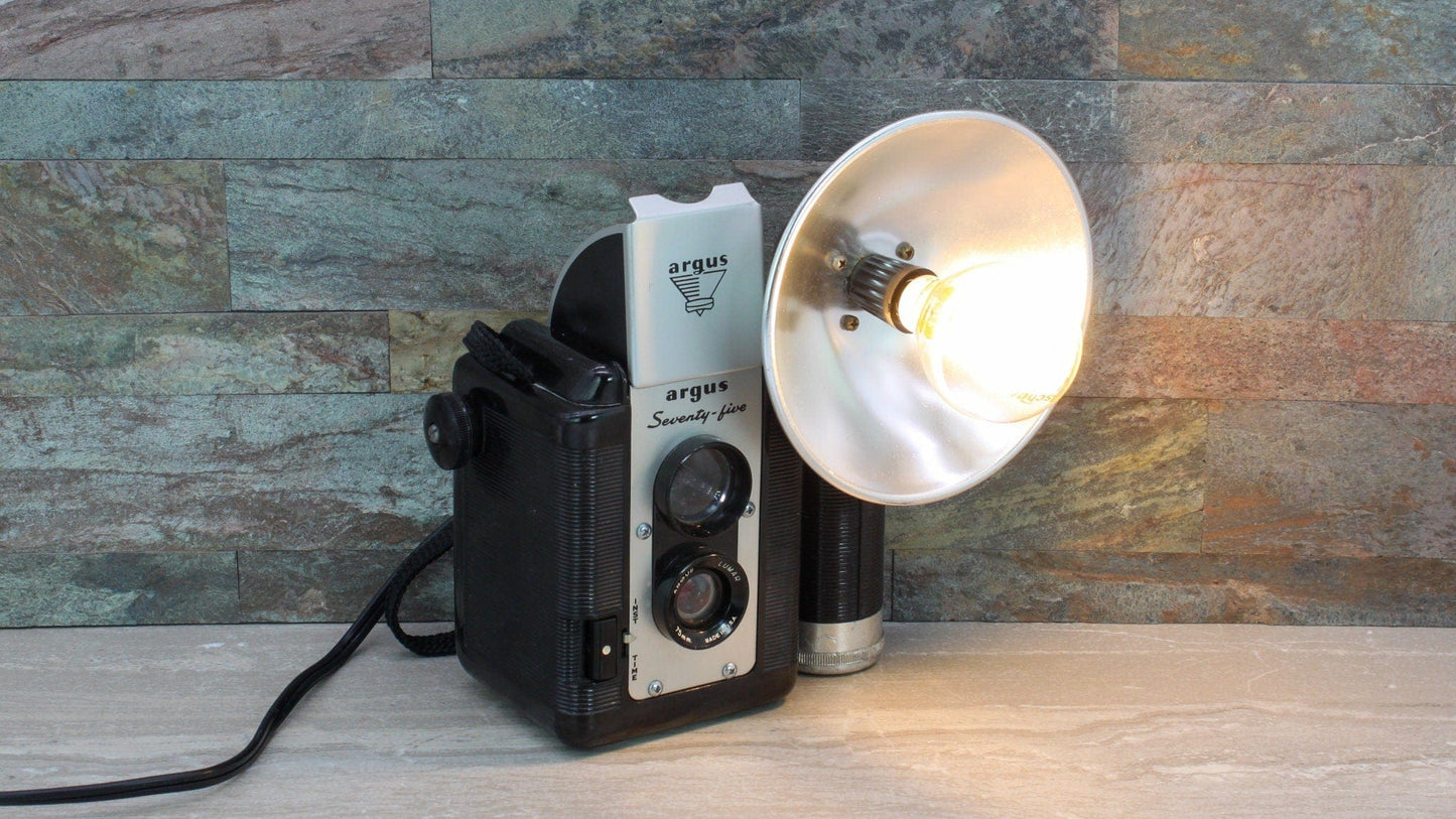 LED Reading Lamp, Desk Lamp, Argus Argoflex Seventy-Five Camera