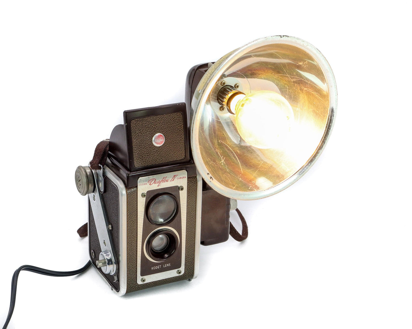 LightAndTimeArt Camera Lamp LED Reading Lamp - Kodak Duaflex IV Kodet Lens Vintage Camera