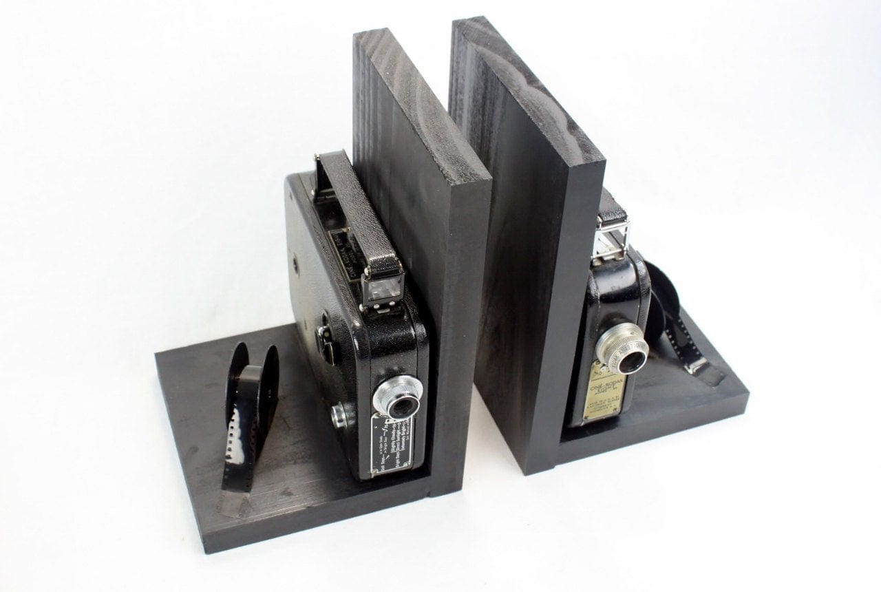 Kodak Cine Eight Vintage Camera Bookends DVD Holder Home