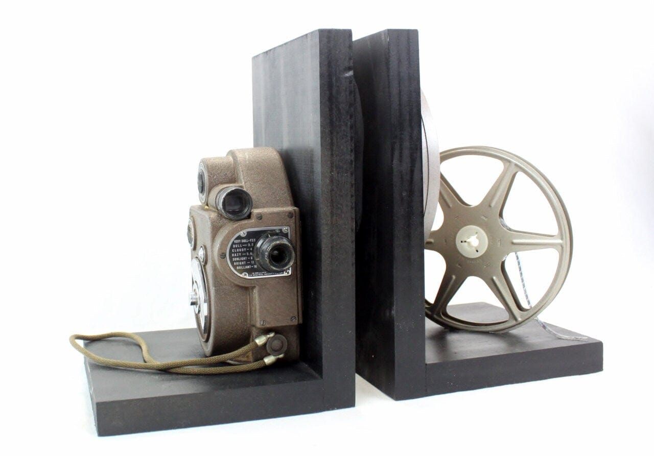 Vintage Camera Bookends, Revere 8 Model 88, DVD Holder, Movie Room Hom –  LightAndTimeArt